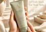 create a modern skincare brand identity